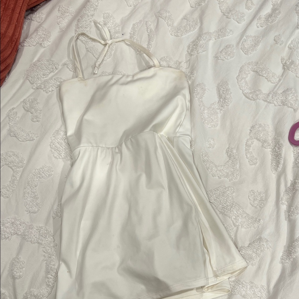 Aeropostale Cream Satin Chemise